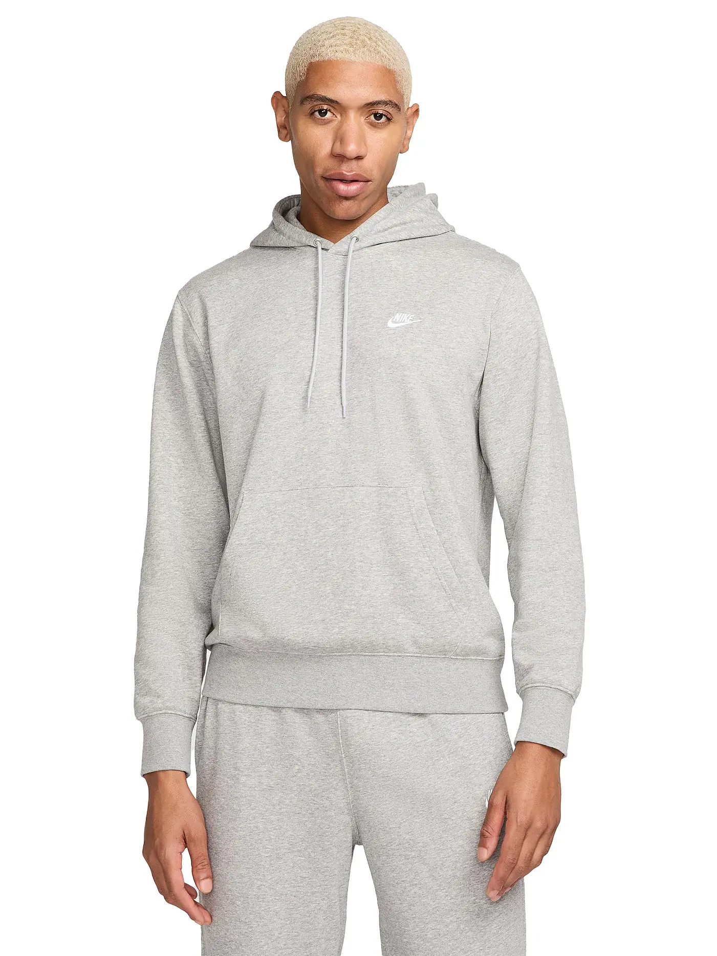 NIKE | Herren Hoodie NK Club French Terry | grau